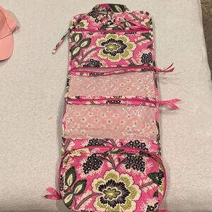 Vera Bradley Pink Floral Hanging Organizer